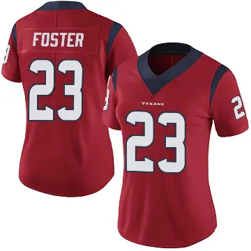 ＃23 Women's Arian Foster Red Limited Houston Texans Alternate Vapor Untouchable Jersey