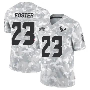 ＃23 Youth Arian Foster Arctic Camo Limited Houston Texans 2024 Salute to Service Jersey