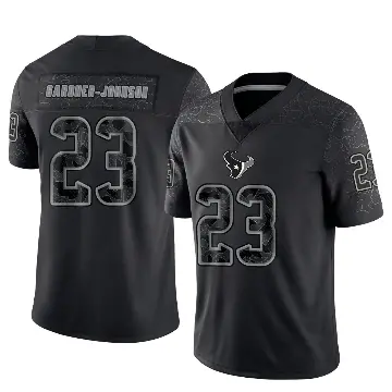 ＃23 Youth C.J. Gardner-Johnson Black Limited Houston Texans Reflective Jersey