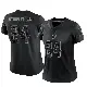 ＃24 Women's Derek Stingley Jr. Black Limited Houston Texans Reflective Jersey