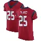 ＃25 Men's Russ Yeast Red Elite Houston Texans Alternate Vapor Untouchable Jersey