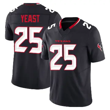 ＃25 Youth Russ Yeast Navy Limited Houston Texans Alternate Vapor F.U.S.E. Jersey