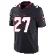 ＃27 Youth Myles Bryant Navy Limited Houston Texans Alternate Vapor F.U.S.E. Jersey