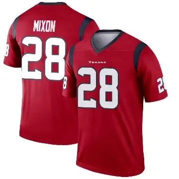 ＃28 Men's Joe Mixon Red Legend Houston Texans Jersey