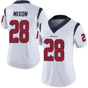 ＃28 Women's Joe Mixon White Limited Houston Texans Vapor Untouchable Jersey