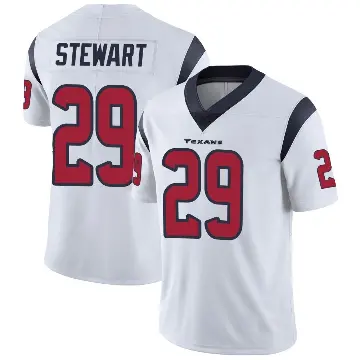 ＃29 Men's M.J. Stewart White Limited Houston Texans Vapor Untouchable Jersey