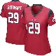 ＃29 Women's M.J. Stewart Red Game Houston Texans Alternate Jersey