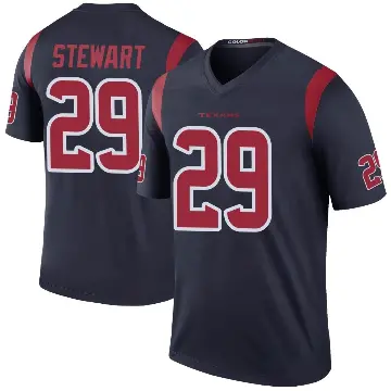 ＃29 Youth M.J. Stewart Navy Legend Houston Texans Color Rush Jersey