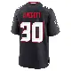 ＃30 Youth Anthony Averett Navy Game Houston Texans Team Jersey