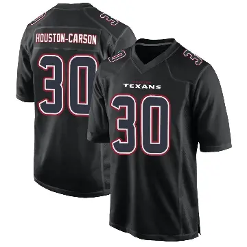 ＃30 Youth DeAndre Houston-Carson Black Game Houston Texans DeAndre -Carson Fashion Jersey