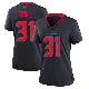 ＃31 Women's Dameon Pierce Navy Game Houston Texans 2nd Alternate Jersey