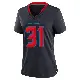 ＃31 Women's Dameon Pierce Navy Game Houston Texans 2nd Alternate Jersey