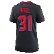 ＃31 Women's Dameon Pierce Navy Game Houston Texans 2nd Alternate Jersey