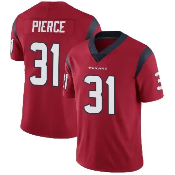 ＃31 Youth Dameon Pierce Red Limited Houston Texans Alternate Vapor Untouchable Jersey