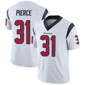 ＃31 Youth Dameon Pierce White Limited Houston Texans Vapor Untouchable Jersey