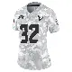 ＃32 Women's Ka'dar Hollman Arctic Camo Limited Houston Texans 2024 Salute to Service Jersey