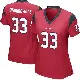 ＃33 Women's Dare Ogunbowale Red Game Houston Texans Alternate Jersey