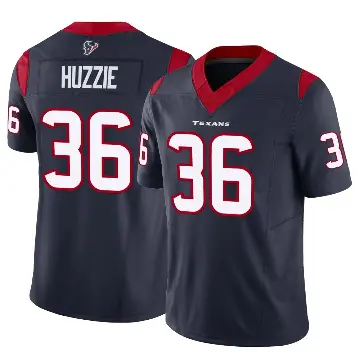 ＃36 Men's Alijah Huzzie Navy Limited Houston Texans Vapor F.U.S.E. Jersey
