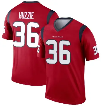 ＃36 Men's Alijah Huzzie Red Legend Houston Texans Jersey