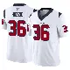 ＃36 Men's Alijah Huzzie White Limited Houston Texans Vapor F.U.S.E. Jersey