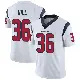 ＃36 Men's Brandon Hill White Limited Houston Texans Vapor Untouchable Jersey