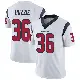 ＃36 Youth Alijah Huzzie White Limited Houston Texans Vapor Untouchable Jersey
