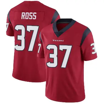 ＃37 Men's D'Angelo Ross Red Limited Houston Texans Alternate Vapor Untouchable Jersey