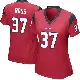 ＃37 Women's D'Angelo Ross Red Game Houston Texans Alternate Jersey