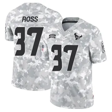 ＃37 Youth D'Angelo Ross Arctic Camo Limited Houston Texans 2024 Salute to Service Jersey