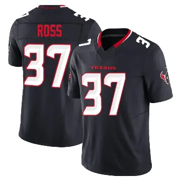 ＃37 Youth D'Angelo Ross Navy Limited Houston Texans Alternate Vapor F.U.S.E. Jersey
