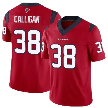 ＃38 Youth Keydrain Calligan Red Limited Houston Texans Vapor F.U.S.E. Jersey
