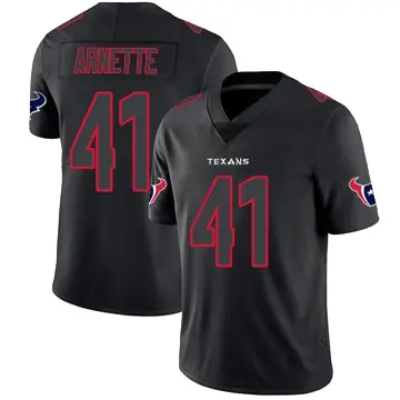 ＃41 Men's Damon Arnette Black Impact Limited Houston Texans Jersey