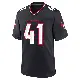 ＃41 Men's Damon Arnette Navy Game Houston Texans Team Jersey