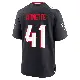 ＃41 Men's Damon Arnette Navy Game Houston Texans Team Jersey