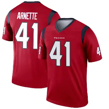 ＃41 Men's Damon Arnette Red Legend Houston Texans Jersey