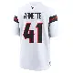 ＃41 Men's Damon Arnette White Game Houston Texans Jersey