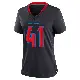 ＃41 Women's Damon Arnette Navy Game Houston Texans 2nd Alternate Jersey