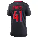 ＃41 Women's Damon Arnette Navy Game Houston Texans 2nd Alternate Jersey
