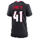＃41 Women's Damon Arnette Navy Game Houston Texans Team Jersey