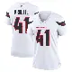 ＃41 Women's Damon Arnette White Game Houston Texans Jersey