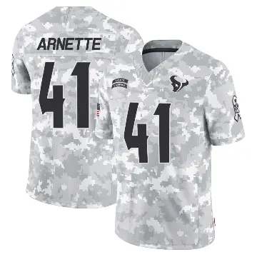 ＃41 Youth Damon Arnette Arctic Camo Limited Houston Texans 2024 Salute to Service Jersey