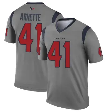 ＃41 Youth Damon Arnette Gray Legend Houston Texans Inverted Jersey