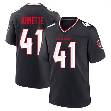 ＃41 Youth Damon Arnette Navy Game Houston Texans Team Jersey