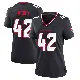＃42 Women's Luke Lachey Navy Game Houston Texans Team Jersey