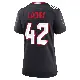 ＃42 Women's Luke Lachey Navy Game Houston Texans Team Jersey