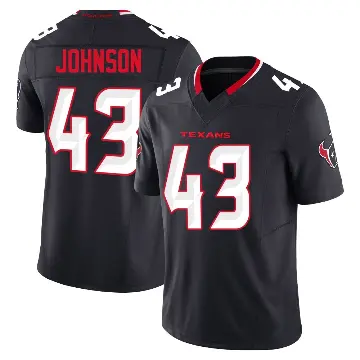 ＃43 Youth Jakob Johnson Navy Limited Houston Texans Alternate Vapor F.U.S.E. Jersey