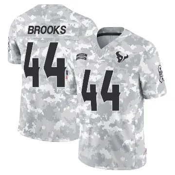 ＃44 Men's British Brooks Arctic Camo Limited Houston Texans 2024 Salute to Service Jersey