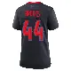 ＃44 Women's British Brooks Navy Game Houston Texans 2nd Alternate Jersey