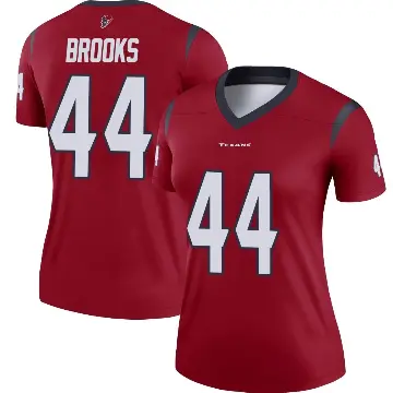 ＃44 Women's British Brooks Red Legend Houston Texans Jersey