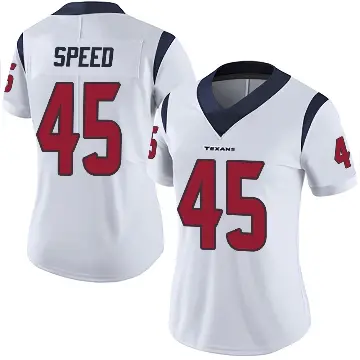 ＃45 Women's E.J. Speed White Limited Houston Texans Vapor Untouchable Jersey
